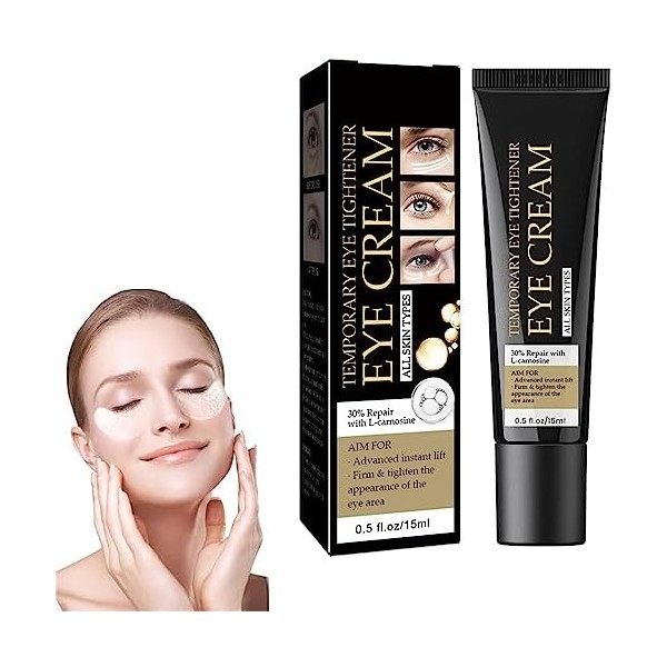 Crème contour des yeux raffermissante instantanée Crème contour des yeux raffermissante temporaire Crème contour des yeux ant