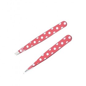 FRCOLOR 2 Pièces Pince À Cils Pince À Épiler Professionnelle Pince À Épiler À Grappes De Cils Pince À Timbre Pince À Sourcils