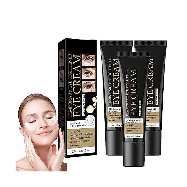 Crème contour des yeux raffermissante instantanée Crème contour des yeux raffermissante temporaire Crème contour des yeux ant