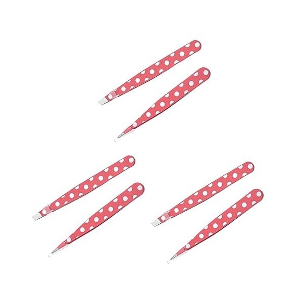 FRCOLOR 2 Pièces Pince À Cils Pince À Épiler Professionnelle Pince À Épiler À Grappes De Cils Pince À Timbre Pince À Sourcils