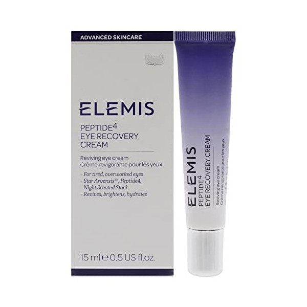 ELEMIS Crème de contour des yeux récupératrice peptidique crème antirides des yeux pour éclaircir, raviver et rafraîchir, crè