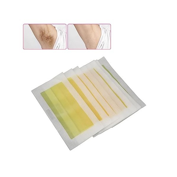 Bandes de Cire pour épilation, Bandes de Cire pour Femmes Douces et Faciles à Utiliser, Fiables pour la Maison