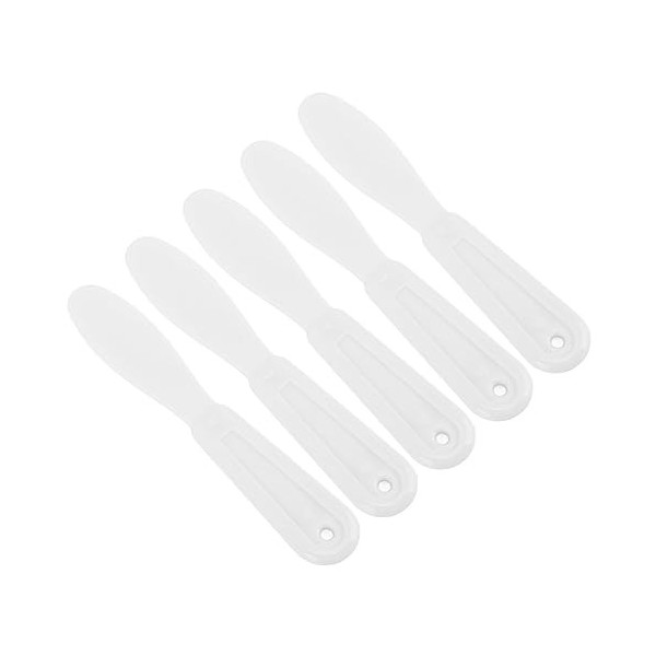 5 Pièces Spatule à Plâtre Ergonomique Doux au Toucher économie de Travail Résistant à Lusure Mélange Spatule à Remuer pour S