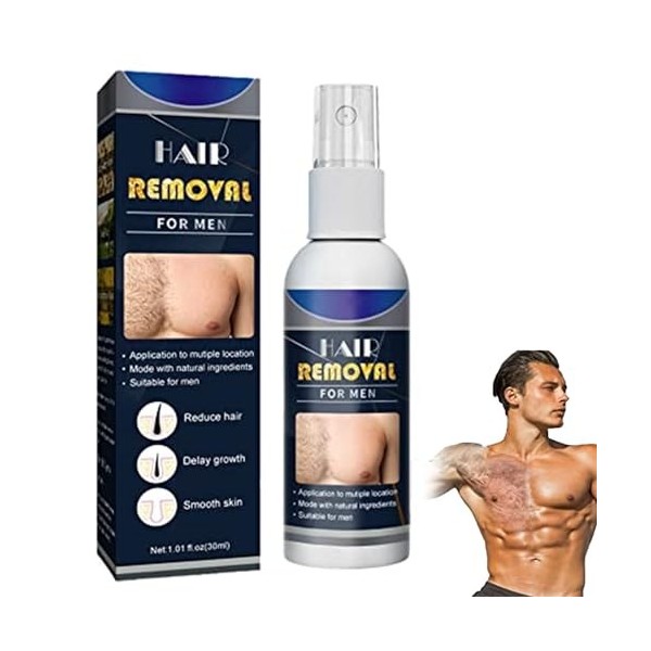 Junrinogin Hair Removal Spray,Natural Permanent Hair Removal Spray Stop Hair Growth Inhibitor Remover for Men Women Arms,Armp