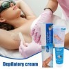 Crème dépilatoire pour femmes - Épilation des poils du corps - Épilateur doux, dépilatoire portatif pour les bras, crème dépi