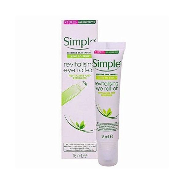 Simple Roll-on revitalisant pour les yeux 15 ml