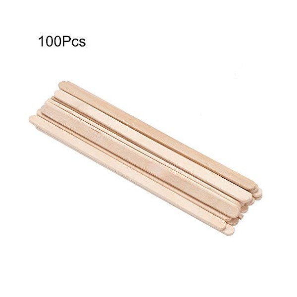 Applicateur de cire de spatules de lavage en bois jetables bâtons pour la crème dépilatoire pour la maison