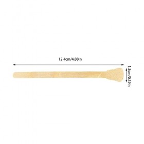 Spatules dépilation à la cire en bois de bouleau naturel, petit applicateur de cire en bois, bâtons applicateurs dépilation