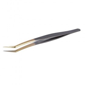 Pince à épiler pour Extensions de Cils, Pince à épiler pour Cils à Pointe Fine Professionnelle pour Salon