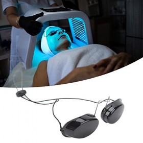 Lunettes de Traitement de Lampe UV Lunettes de Protection IPL Réglables Protection contre les Coups de Soleil Rouge Bleu LED 