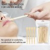 caizhe Wooden Hair Removal Stick, 100pcs Hair Removal Waxed Applicator, Disposablle Wooden Waxing Spatulas,Waxing Sticks Hygi