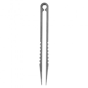 Vbestlife Mini Pince à épiler de Camping, Pince à épiler Porte-clés en Alliage EDC pour Camping en Plein Air Couleur dorigi