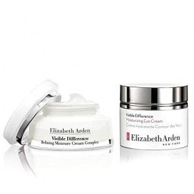 Elizabeth Arden Visible Difference, Crème Soin Hydratant Contour des Yeux , Multi-Bénéfices, Prévient la Perte dHydratation 