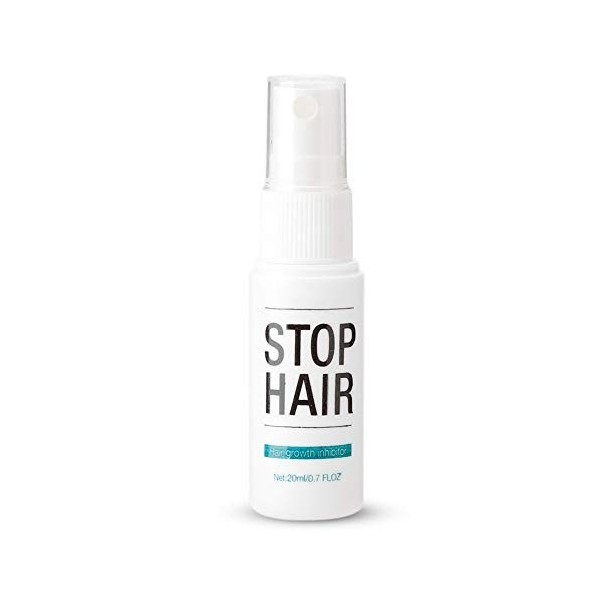 Spray Inhibiteur de Croissance des Cheveux, 20ML, Extraits de Plantes, épilation Permanente, Douce et Douce pour la Peau,Tach