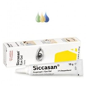 Siccasan Gel Intensif Yeux Secs avec Carbomer Et Dexpanthenol | Gel Cornéen & Lubrifiant Yeux | Hydrate Soulage contre Les Ye