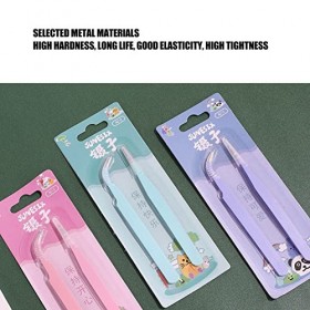 Lot de 8 pinces à épiler en acier à haute teneur en carbone pour sourcils