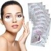 Sunallwell Patchs Pour Cils 50pcs Patchs Extensions de Cils Gel Patch de Cils Eye Gel Pads Coussinets dextension Cil Pack d