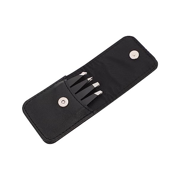 Healifty 4 Pièces Mini Pince à Sourcils Kit De Soin Des Sourcils Pince à Sourcils Pointue Pincettes Pour Hommes Pince à Épile