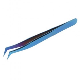 Pince à épiler En Acier Inoxydable Pour Applicateur De Cils, Pointe Précise, Légère Pour le Maquillage Et les Extensions De C