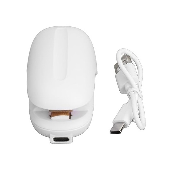 Mini Scelleuse de Sacs avec Scelleuse de Copeaux Portable et Rechargeable par USB pour la Conservation des Aliments