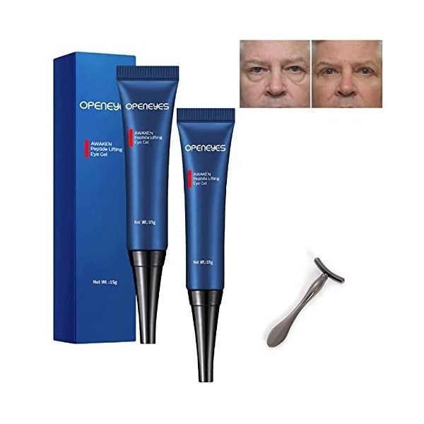 Openeyes Awaken Peptide Lifting Eye Gel, Nordizoe Openeyes, Nordizoe Eye Cream, Openeyes Peptide Eye Gel, Sérum anti-âge pour