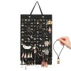 Sekemure bijoux suspendu - bijoux à suspendre multi-usage,Sac rangement bijoux anti-poussière pliable pour boucles doreilles