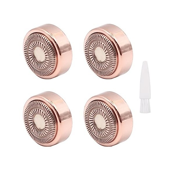 CENPEK Tête De Rechange pour Épilateur Facial 4Pcs Compatible avec Finishing Flawless Generation 2