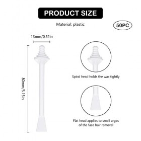 Bâtonnets Applicateurs De Cire, Cire De Nez Baguette, Applicateurs De Cire De Nez Pour Le Nez, Les Sourcils, Les Poils Du Vis