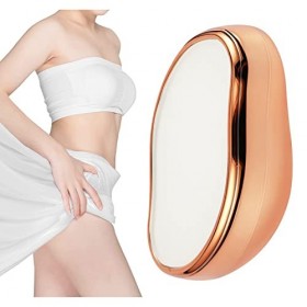 Épilateur Physique Indolore pour Femme Homme, Épilateur Cristal Indolore, Épilateur magique Gomme À Cheveux en Cristal, Porta