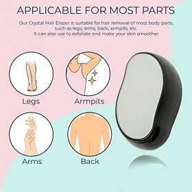 BUNDLE Epilateur Nano Cristal Femme Homme portable, dépilation, épilation, exfoliation, indolore