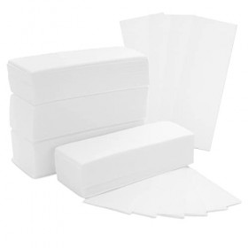 LuLiyLdJ 200 Pièces Bandes de Cire Non Tissées pour Corps et Visage, Bandes de Cire pour le Visage pour lEnlèvement du Corps