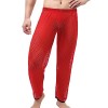 Pantalon sexy pour homme en maille transparente - Long - Sous-vêtements transparents - Respirant - Tanga - Pour fête - Clubwe