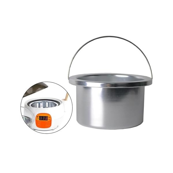Pot chauffe-cire-bol dépilation Portable, Pot intérieur pour chauffe-cire, Pot de cire chauffant, Pot de Machine dépilation