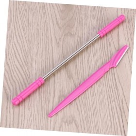 minkissy 2 Pièces Épilateur Du Visage Ressort Épilation Du Visage Printemps DÉpilation Des Poils Du Visage Rasoir À Sourcils