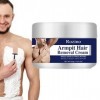 Crème dépilatoire indolore,Crème dépilatoire pour cheveux privés 50 g pour hommes | Crème inhibiteur efficace de la croissanc