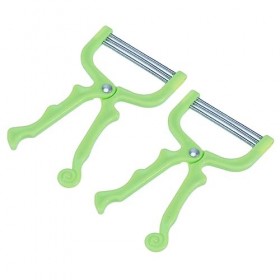 FOMIYES 1 Ensemble 2 Pièces Épilateur De Beauté Outil DÉpilateur De Beauté Outil De Filetage De Cheveux Enfile-Poils Du Visa