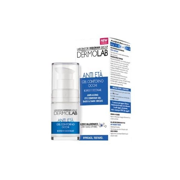 DERMOLAB Crème Pour Le Visage 15 Ml 5626 Yeux AntietaGel Soin Du Visage