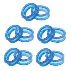 Folpus 10 Pièces de Poignées de Cisaillement à Ciseaux pour Prévenir Les Ampoules et Les Callosités, Bleu