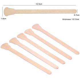Bâtons de Spatule à Cire, Bâtons dépilation pour lépilation des Sourcils et du Visage Couleur assortie52 