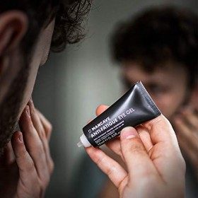 ManCave gel anti-fatigue pour les yeux, lutte contre laspect fatigué des yeux grâce à la caféine et à la vitamine E, formula