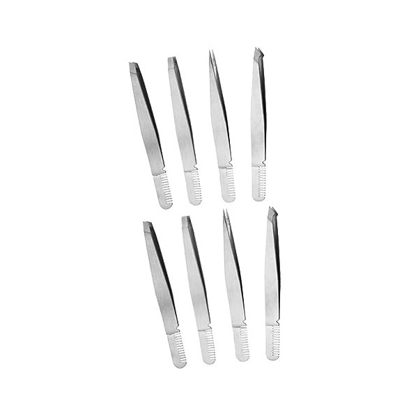 minkissy 4 Pièces Gadgets Faux Cils Pince à Cils Trousse De Cosmétologie Pince à Épiler Pour Grappes De Cils Pinces De Maquil