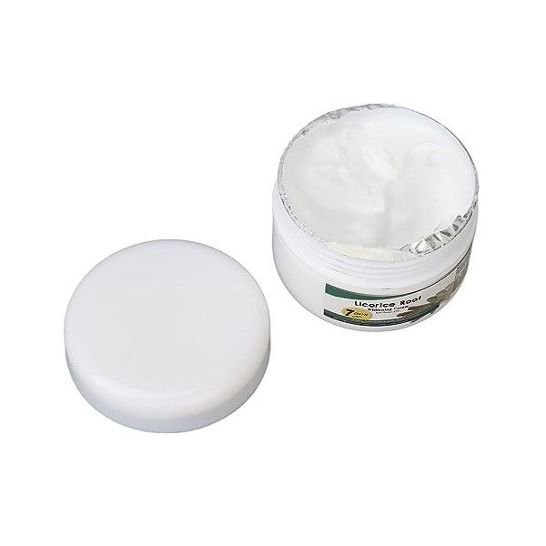 Crème pour le Visage Blanchissante à la Racine de Réglisse, Crème Hydratante pour le Visage à la Racine de Réglisse pour une 