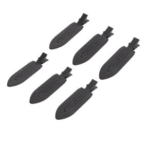 21 Pièces Coiffure Maquillage Pince à Cheveux Femmes Maison Salon Noir Feuille en Forme de Barrettes de Cheveux pour Coiffure