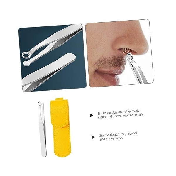 minkissy 1 Jeu Outil Pour Couper Les Poils Du Nez Tondeuse à Sourcils Tondeuse Nez Mini Tondeuse Nasale Tondeuses à Sourcils 