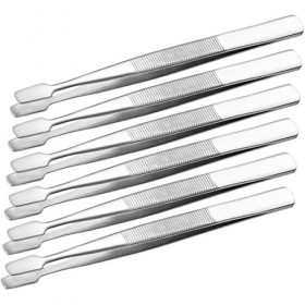 OSALADI 6 Pièces Pince Auxiliaire Pour Faux Cils Pince À Épiler Premium Outil Séparateur De Cils Pince À Épiler En Métal Mini