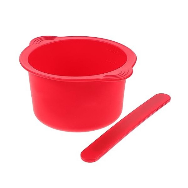 Beavorty 1 Ensemble Chauffe-Cire En Silicone Doublure Chauffe-Cire Bol Réutiliser La Cire Faire Fondre Le Remplacement Du Pot