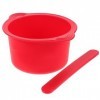 Beavorty 1 Ensemble Chauffe-Cire En Silicone Doublure Chauffe-Cire Bol Réutiliser La Cire Faire Fondre Le Remplacement Du Pot