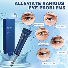 6 Pièces Openeyes Awaken Peptide Gel pour Les Yeux Awaken Peptide Lifting Eye Gel Crème Hydratante Gel Liftant Yeux Home Awak