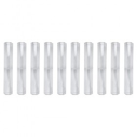 10 Pièces Greffage Cils Floraison Pince À Épiler Boîte Demballage Cylindre Tube Pince Droite Incurvée Pince À Épiler Ensembl
