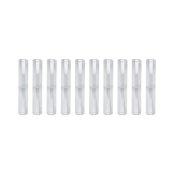 10 Pièces Greffage Cils Floraison Pince À Épiler Boîte Demballage Cylindre Tube Pince Droite Incurvée Pince À Épiler Ensembl